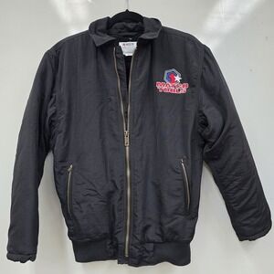 Matco Tools Coat Small Bomber Work Jacket Full Zip Pockets Embroidered Black